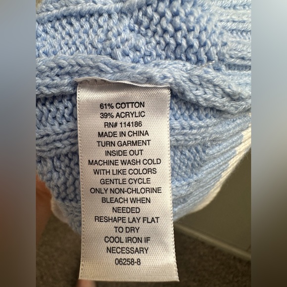 Arizona Baby Blue Knit Vest - Picture 4 of 4